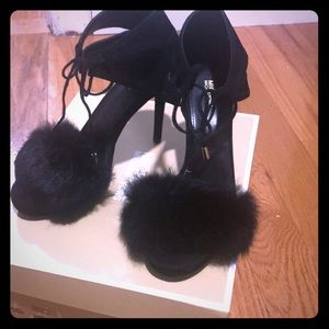 Michael Kors Black Leather Heels